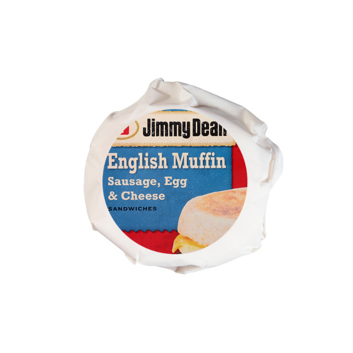 Telman Jimmy Dean Sausage, Egg, Cheese / Muffin (12/case)